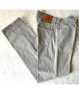 Levi&#39;s Original 501 Button Fly Denim Grey 0694 Jeans Mens W34 x L34 Made... - $64.89 CAD