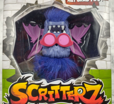 Scritterz Battyz Spin Master Battery Operated Creature Purple Monster Toy Figure - £14.45 GBP