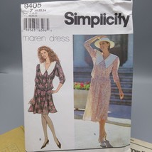 UNCUT Vintage Sewing PATTERN Simplicity 9405, Womens 1995 Two Piece Maren Dress - £10.07 GBP