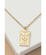 Love tarot card pendant necklace - £9.55 GBP