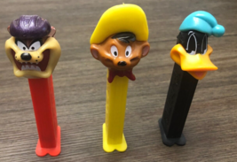 Pez Candy Dispensers Looney Tunes Characters - Lot Of 3 - Vintage To Modern - £6.53 GBP