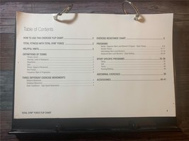Total Gym Force Flip Chart - £15.03 GBP