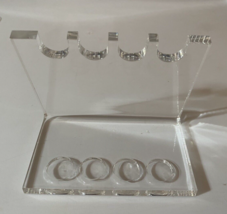 Lucite Stand For 4 Yads, Clear/Small - Great For Yad Collector/Display - $19.80