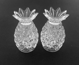 Shannon Crystal Pineapple Salt and Pepper Shaker Set Godinger New in Box - £16.36 GBP