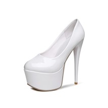 Sexy Women&#39;s High Heels Shoes Platform Women Pumps Shoes Fashion Red Wedding Par - £77.07 GBP
