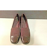 Walking Cradles Brown Shoes sz 10 Slip On Textured Womens - $18.30