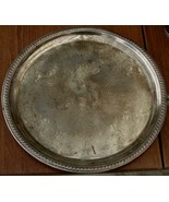 Nice Gently Used Silver Plated Serving Tray, VGC, COLLECTIBLE - $24.74