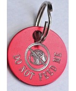 STOP PEOPLE FEEDING YOUR CAT - DO NOT FEED CAT ID TAG RED PERSONALISED O... - $374.40 MXN