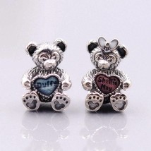 Sterling Silver Disney Parks Shellie May Teddy Bear and Duffy Teddy Bear Charm - £12.39 GBP+