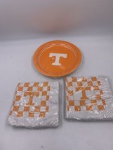 Set of 3 University of Tennessee Party Supplies 1 Plate Pack and 2 Napki... - £8.53 GBP