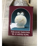 Precious Moments Ornament May Your Christmas Be A Happy Home Ball Christ... - $21.49