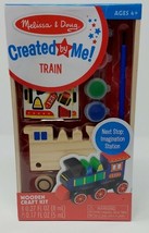 Melissa &amp; Doug Created by Me! Train Wooden Craft Kit Art Project NEW Sealed - £7.46 GBP