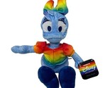 Just Play Disney Rainbow Collection 8&quot; Daisy Duck Plush Pride Stuffed An... - $11.30