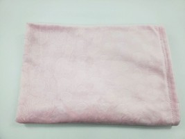 Quiltex Baby Blanket Pink Hearts Girl Soft Velour 30x40 Security Lovey B18 - $16.99