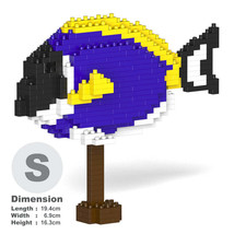 Power Blue Tang Fish Sculptures (JEKCA Lego Brick) DIY Kit - £44.37 GBP