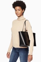 Kate Spade Harmony Smooth Black Leather Tote ONLY Purse Bag Bennet WKRU4766 - £71.21 GBP