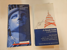 107th and 109th Congressional Directory Booklets Lot of 2 - £13.22 GBP