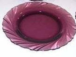 Duralex (2) Rivage Amethyst Purple Glass Swirl Dinner Plates by Bormioli... - £43.88 GBP