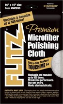 Flitz Thick &#39;n Thirsty Silver Microfiber Polishing Cloth; Professional G... - £13.58 GBP