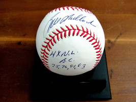Bill Madlock 4 X N.L. Bc 75,76,81,83 Pitt Pirates Signed Auto Oml Baseball Jsa - £78.44 GBP