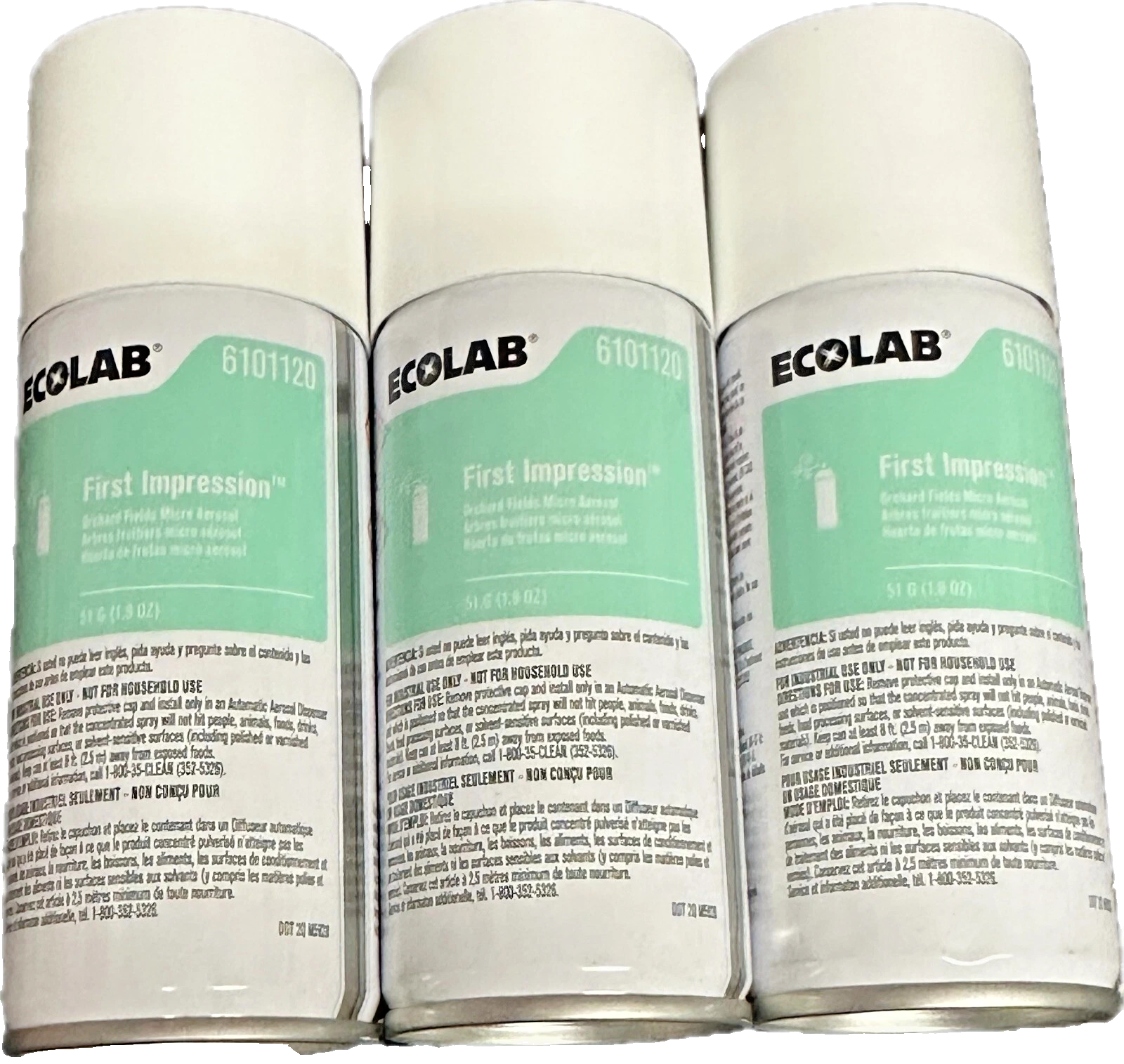 (3 PACK) ECOLAB Micro Aerosol 6101120 ORCHARD FIELD First Impression - $67.18
