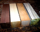 WALNUT, ELM, RIVER BIRCH, MAPLE TURNING BLANKS WOOD LUMBER 3 X 3 X 12 - $51.43