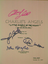 Charlie&#39;s Angels Signed TV Script X4 Screenplay Autograph Cheryl Ladd Kate Jacks - £12.58 GBP