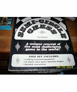 1972 James-Games Inc Semi -Circle Chess Set MIB RARE - $950.34 MXN