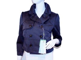 SOIA &amp; KYO Designer MINI Cropped FITTED Button JACKET L FREE SHIPPING - £131.56 GBP