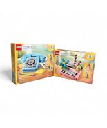 2 Sets of LEGO Creator Typewriter w Flower & Retro Telephone Kids Building Toy - $59.39