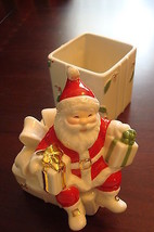 Lenox Merry Music Santa music and candy box,  8 1/2&quot; original new - £27.61 GBP