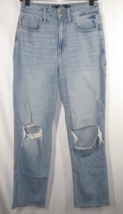 Hollister Womens Jeans 5L Ultra High Rise Vintage Straight Distressed 90s - £11.76 GBP