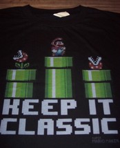 Vintage Style Super Mario Bros. Nes Nintendo T-Shirt Big And Tall 4XL 1980&#39;s - £19.77 GBP