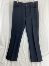 Vintage Wrangler Pants Men&#39;s Size 36x34 Actual 33x30 Rancher Boot Cut Po... - $28.49