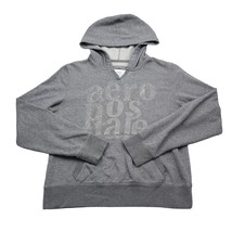 Aeropostale Jacket Mens XL Gray Long Sleeve Graphic Cotton Pullover Hoodie - £20.60 GBP