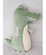 Cuddle Barn Alligator 19&quot; Green Cuddle Pillow Plush Crocodile Rare! - $34.60