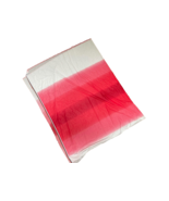 Striped WhitePink Tricot FABRIC 38&quot;x62&quot; Elastic Apparel Gymnastics Lycra... - $20.40 CAD