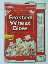 NABISCO FROSTED WHEAT BITES EMPTY CEREAL BOX 1996 SKUm U198/5 - $22.00