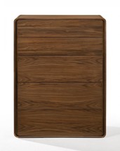 35" Walnut Solid Wood Five Drawer Chest - $24,277.51 MXN