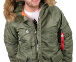Crooks and Castles with Alpha Industries Faux Fur Hooded Flight Jacket NWT - £197.31 GBP