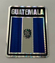 Guatemala Country Flag Reflective Decal Bumper Sticker Bandera - $6.79