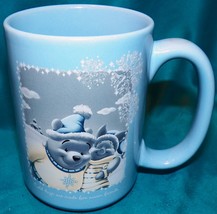 Disney Store Winnie the Pooh Piglet Christmas Cold Days Warm Friends Cof... - £28.03 GBP