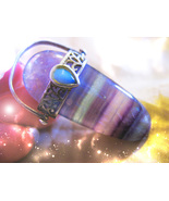 HAUNTED FLUORITE NECKLACE THE QUIET FIRE HIGHEST LIGHT COLLECTION MAGICK... - $469.77