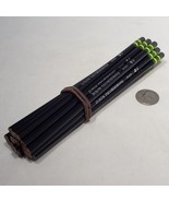 Lot of 19 Dixon Ticonderoga Black Premium Wood Unsharpened HB #2 Pencils - £10.29 GBP