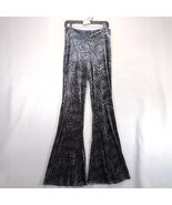 Vtg Y2K Turquoise Haven Velvet Leopard Print Flare Pants Women's XL Stre... - €30,68 EUR