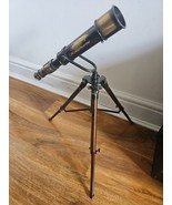 WW2 Kriegsmarine Bismarck Battleship brass telescope on tripod 10 inch - $3,767.14 MXN