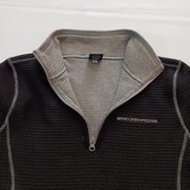 Men's Outfitter Trading Co. Shirt Black & Gray Heather Long Sleeve Pullover Sz M image 5