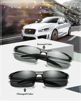 KH Driving Glasses Change Color Photochromic Male Driver Titanium polarized - $16.31