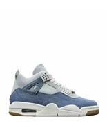 Nike  Air Jordan 4 Denim  Worn Blue Sneakers - $275.49 CAD