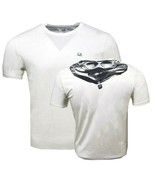 C.P.Company Men's Goggle Print Tee NEW AUTHENTIC Gauze White 08CMTS108A 005100W - $44.00